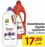 Oferta de Lysoform - Desinfetante Liquido por R$17,99 em Carrefour