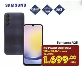 Oferta de Samsung - A25 por R$1699 em Carrefour