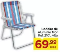 Oferta de Mor - Cadeira De Aluminio por R$69,99 em Carrefour