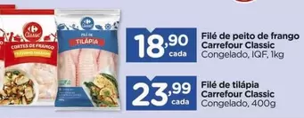 Oferta de Carrefour - Filé De Peito De Frango Classic por R$23,99 em Carrefour