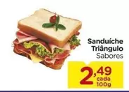 Oferta de Triângulo - Sanduíche por R$2,49 em Carrefour