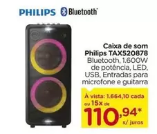 Oferta de Philips - Caixa De Som por R$110,94 em Carrefour