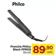 Oferta de Philco - Prancha Black PPR08 por R$89,9 em Carrefour