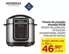 Oferta de Mondial - Panela De Pressão por R$469 em Carrefour