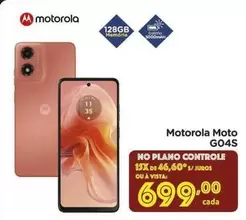 Oferta de Motorola - Moto GO4S por R$699 em Carrefour