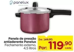 Oferta de Panelux - Panela De Pressão Antiaderente por R$119,9 em Carrefour