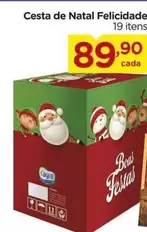 Oferta de De   - Cesta De Natal Felicidade por R$89,9 em Carrefour