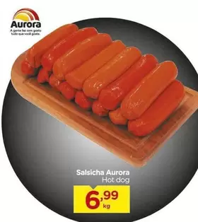 Oferta de Aurora - Salsicha por R$6,99 em Carrefour