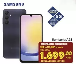 Oferta de Samsung - A25 por R$1699 em Carrefour