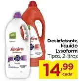 Oferta de Lysoform - Desinfetante Liquido por R$14,99 em Carrefour