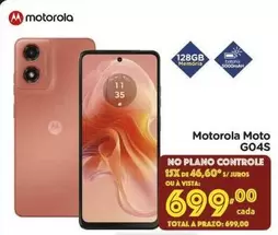 Oferta de Motorola - Moto GO4S por R$699 em Carrefour