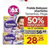 Oferta de Babysec - Fralda Shortinho por R$56,49 em Carrefour