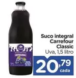 Oferta de Carrefour - Suco Integral Classic por R$20,79 em Carrefour