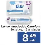 Oferta de Carrefour - Lenço Umedecido por R$8,49 em Carrefour