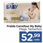 Oferta de Carrefour - Fralda My Baby por R$52,99 em Carrefour