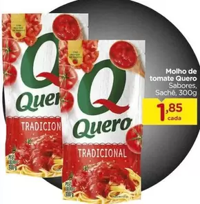 Oferta de Quero - Molho De Tomate por R$1,85 em Carrefour