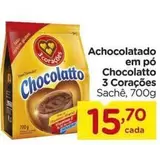 Oferta de 3 Corações - Achocolatado Em Pó Chocolatto por R$15,7 em Carrefour