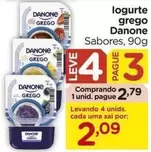 Oferta de Danone - Iogurte Grego por R$2,79 em Carrefour