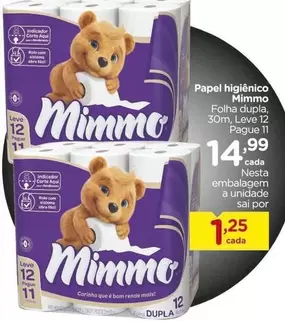 Oferta de Mimmo - Papel Higiênico por R$14,99 em Carrefour