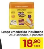 Oferta de Piquitucho - Lenço Umedecido por R$18,9 em Carrefour