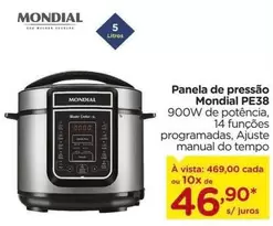 Oferta de Mondial - Panela De Pressão por R$46,9 em Carrefour