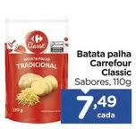 Oferta de Carrefour - Batata Palha por R$7,49 em Carrefour