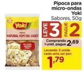 Oferta de Yoki - Pipoca Para Micro-ondas por R$2,69 em Carrefour