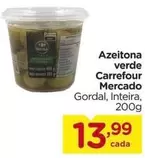 Oferta de Carrefour - Azeitona Verde por R$13,99 em Carrefour