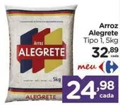 Oferta de Alegrete - Arroz por R$32,89 em Carrefour