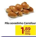 Oferta de Carrefour - Pão sovadinho por R$1,89 em Carrefour