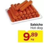 Oferta de Salsicha por R$9,89 em Carrefour