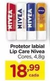 Oferta de Nivea - Protetor Labial Lip Care por R$18,99 em Carrefour