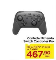 Oferta de Nintendo - Controle Switch Controller Pro por R$467,9 em Carrefour