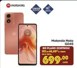 Oferta de Motorola - Moto GO4S por R$699 em Carrefour