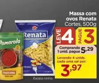 Oferta de Renata - Massa com ovos por R$5,29 em Carrefour