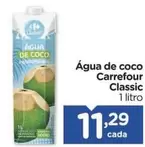 Oferta de Carrefour - Água De Coco Classic por R$11,29 em Carrefour