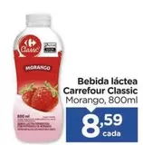 Oferta de Carrefour - Bebida Láctea Classic por R$8,59 em Carrefour