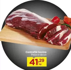 Oferta de Bovino - Contrafilé Bovino por R$41,29 em Carrefour