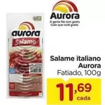 Oferta de Aurora - Salame Italiano por R$11,69 em Carrefour