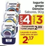 Oferta de Danone - Iogurte Grego por R$2,89 em Carrefour