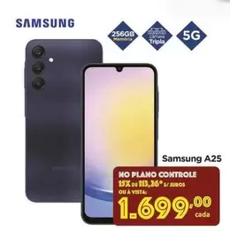 Oferta de Samsung - A25 por R$1699 em Carrefour