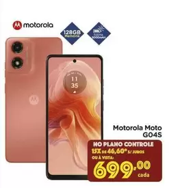 Oferta de Motorola - Moto GO4S por R$699 em Carrefour