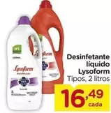 Oferta de Lysoform - Desinfetante Liquido por R$16,49 em Carrefour