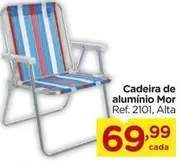 Oferta de Mor - Cadeira De Aluminio por R$69,99 em Carrefour