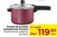 Oferta de Panelux - Panela De Pressão Antiaderente por R$119,9 em Carrefour