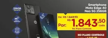 Oferta de Camera - Smartphone Edige 40 Neo 5g 256gb por R$1843,5 em Carrefour