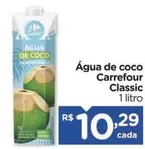 Oferta de Carrefour - Água De Coco Classic por R$10,29 em Carrefour