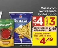 Oferta de Renata - Massa Com Ovos por R$5,99 em Carrefour