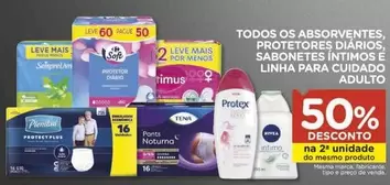 Oferta de Nestlé - Todos Os Absorventes, Protetores Díartos, Sabonetes Intimos E Linha Para Cuidado em Carrefour