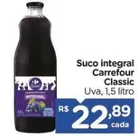 Oferta de Carrefour - Suco Integral Classic por R$22,89 em Carrefour